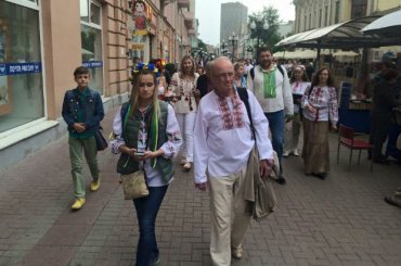 В Москве прошел парад вышиванок