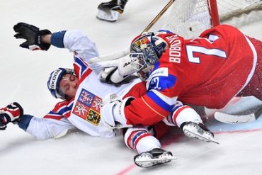 Сборная России всухую проиграла чехам в первом матче ЧМ по хоккею