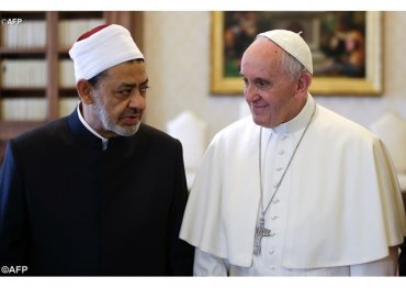 Папа Франциск встретился с египетским шейхом