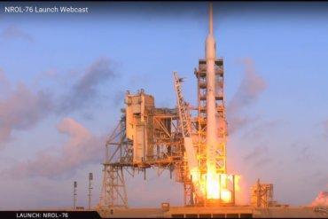 Ракета Илона Маска вывела на орбиту военный спутник