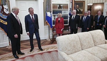 Трамп не захотел публиковать фотографии своей встречи с Лавровым
