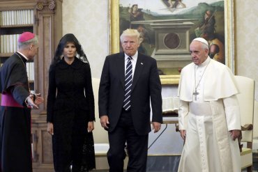 Папа римский холодно принял Трампа