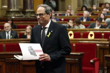Лидер Каталонии назначил министрами двух политиков, сидящих в тюрьме