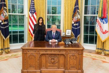 Трамп сфотографировался с Ким Кардашьян