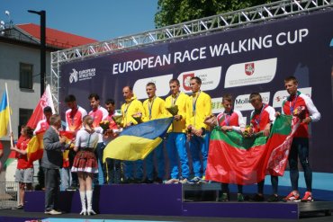 Украинцы выиграли «золото» Кубка Европы по спортивной ходьбе