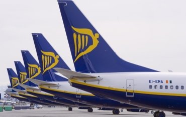 Авиакомпания Ryanair значительно сократит полеты из Украины