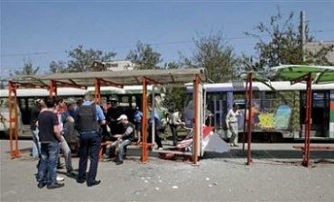 В Днепропетровске в трамвае прогремел взрыв