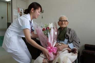 В Японии скончался старейший житель Земли