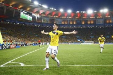Колумбия впервые в истории вышла в четвертьфинал чемпионата мира по футболу
