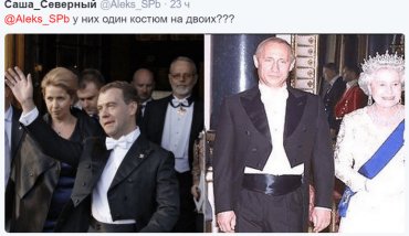 Медведев во фраке «взорвал» Twitter