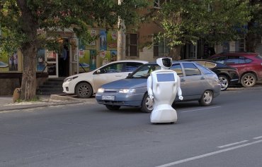 В России с тестового полигона сбежал робот