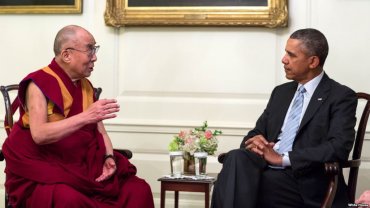 Обама встретился в Белом доме с Далай-ламой