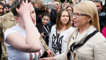 Тимошенко набросилась на Савченко