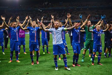 Матч с Англией смотрели 99,8% телезрителей Исландии