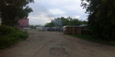 В Омске пожар потушили фекалиями из ассенизаторской машины