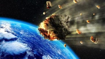 Над Африкой взорвался астероид