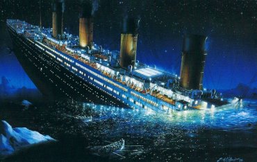 «Титаник» в торговом центре, который затапливает водой