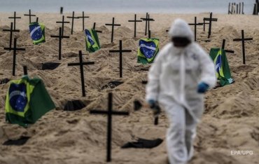 Бразилия вышла на второе место в мире по смертности от коронавируса.