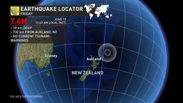 Страну в Тихом океане продолжает разрывать мощное землетрясение