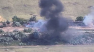 Украинские артиллеристы показали уничтожение укрепрайона оккупантов на Херсонщине