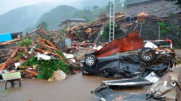 На Японию обрушились ливневые дожди: 22 человека погибли
