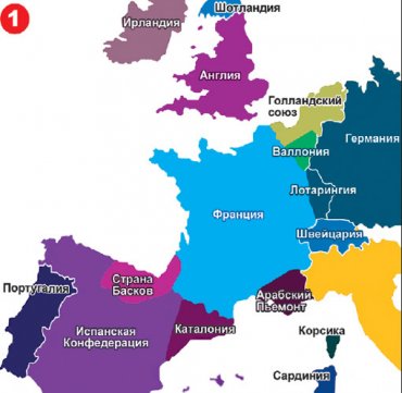 Карта Европы-2035: Украина без Галичины и Донбасса, Россия без Кавказа, но с Беларусью