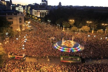 В Мадриде прошел самый большой в Европе гей-парад