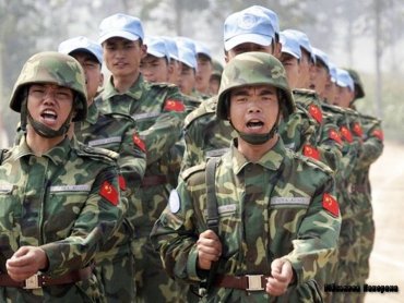 Части китайской армии вошли на территорию России