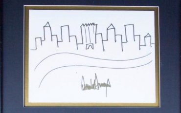 Рисунок Трампа продадут на аукционе