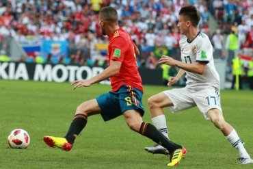 Матч Россия – Испания стал самым популярным на украинском ТВ