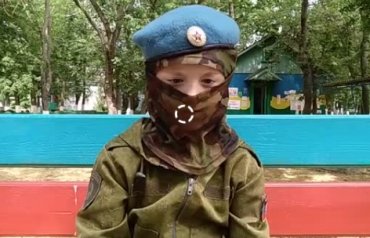 Семилетний ребенок из ДНР похвастался обстрелами украинских военных