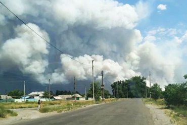 В Луганской области людей эвакуируют из-за лесных пожаров