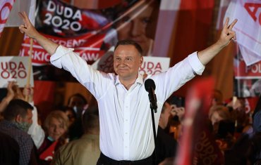 Дуда переизбран президентом Польши при рекордной явке избирателей