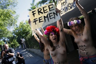 FEMEN требует от МВД Украины охраны для своих активистов