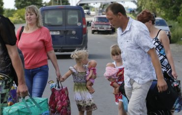 ООН заявляет о 416 тысячах беженцев с Донбасса