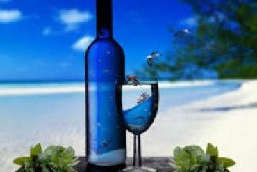 Испанцы произвели первое в мире синее вино