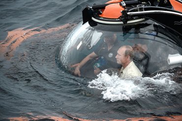 Путин заговорил со дна Черного моря