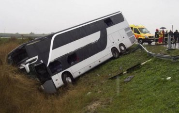 В Румынии в аварию попал автобус с украинцами