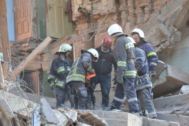 Причиной обвала жилого дома в Дрогобыче не был взрыв газа – ГСЧС