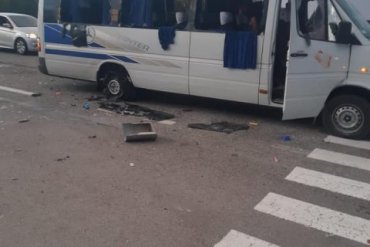 В Харьковской области расстреляли автобус с представителями ОПЗЖ