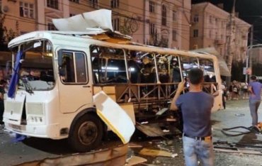 В России взорвался пассажирский автобус