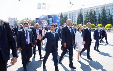 Зеленский отпраздновал День независимости Молдовы