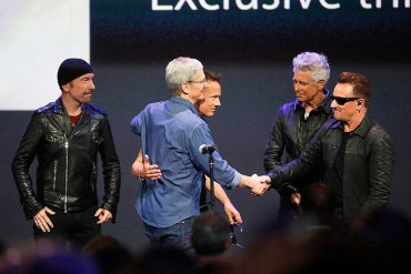 Apple и U2 работают над новым музыкальным форматом
