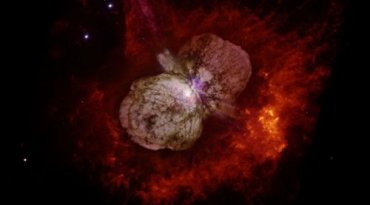 Астрономы обнаружили сверхновую звезду, которая взрывалась минимум три раза