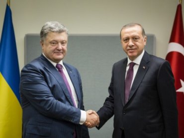 Эрдоган пообещал Порошенко помочь вернуть Крым