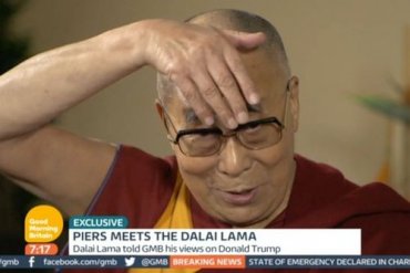 Далай-лама спародировал Дональда Трампа