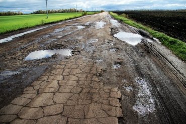 В Украине оказались самые худшие дороги в мире