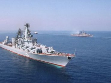 Российские военные корабли вторглись в воды Латвии