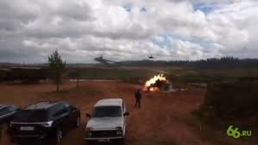 На учениях «Запад-2017» вертолет попал ракетами по зрителям