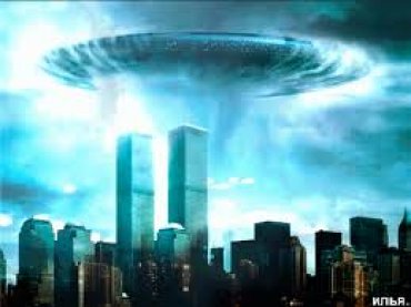 Над Нью-Йорком был замечен силуэт огромного НЛО